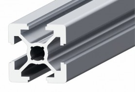 Square reinforced aluminum profile SLOT10 35x35mm