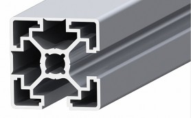 Kvadratinis uždaras aliuminio profilis SLOT10 40x40 mm