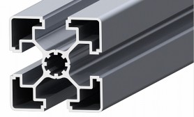 Kvadratinis ypač lengvas aliuminio profilis SLOT10 45x45 mm