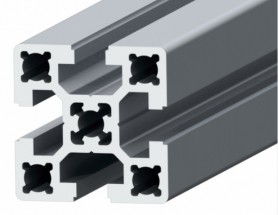 Sustiprintas aliuminio profilis SLOT10 50x50 mm