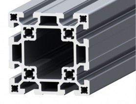 Sustiprintas aliuminio profilis SLOT10 90x90 mm