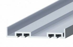 Aluminium profile 25x150mm for conveyors